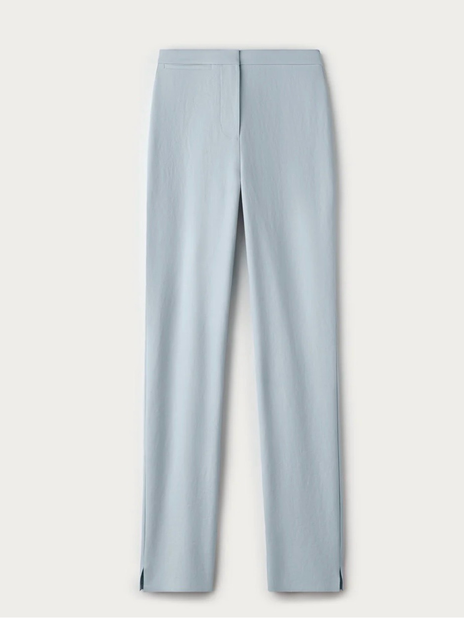 Rhone Horizon Slim Trousers In Blue Pearl